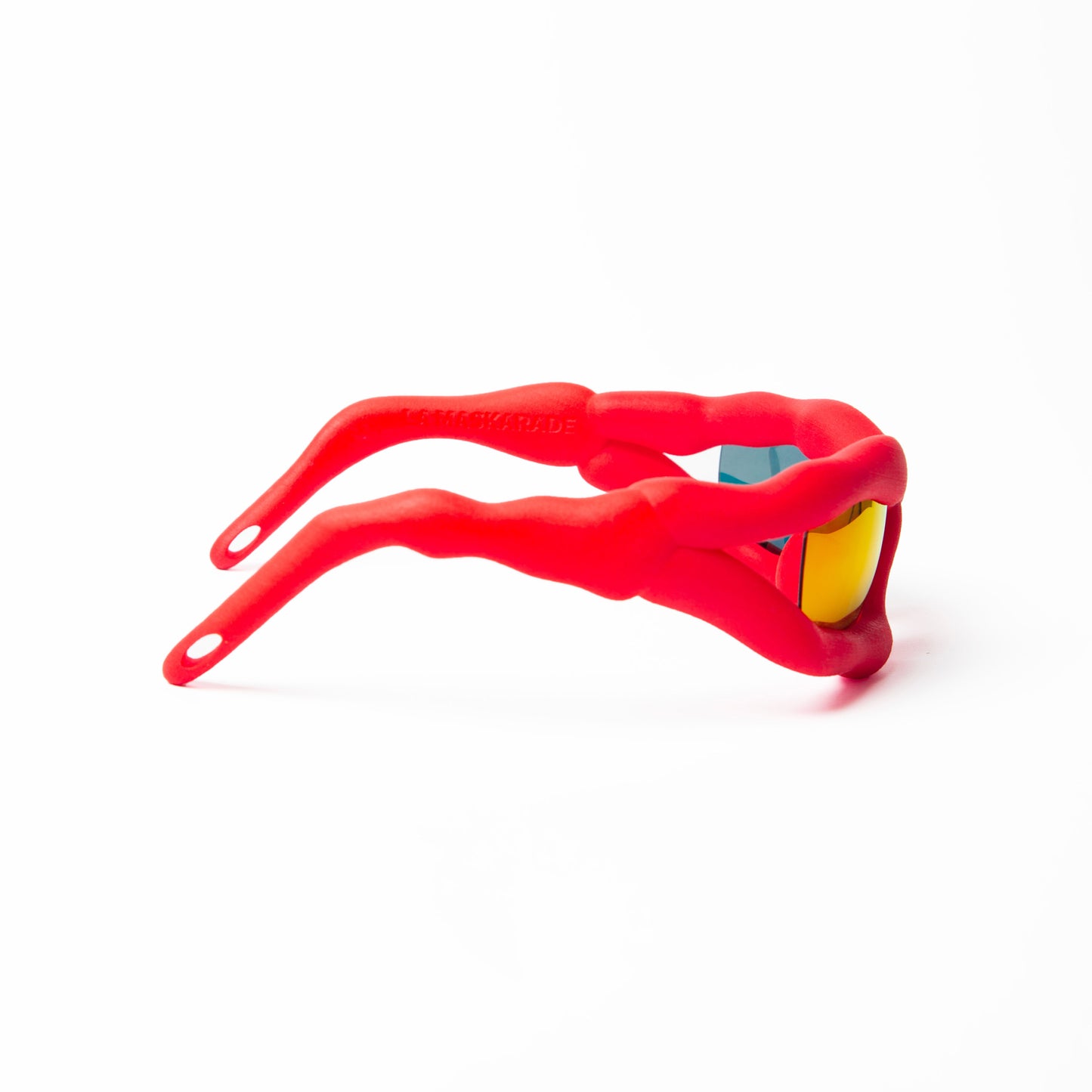 RED SUNGLASSES AT NIGHT