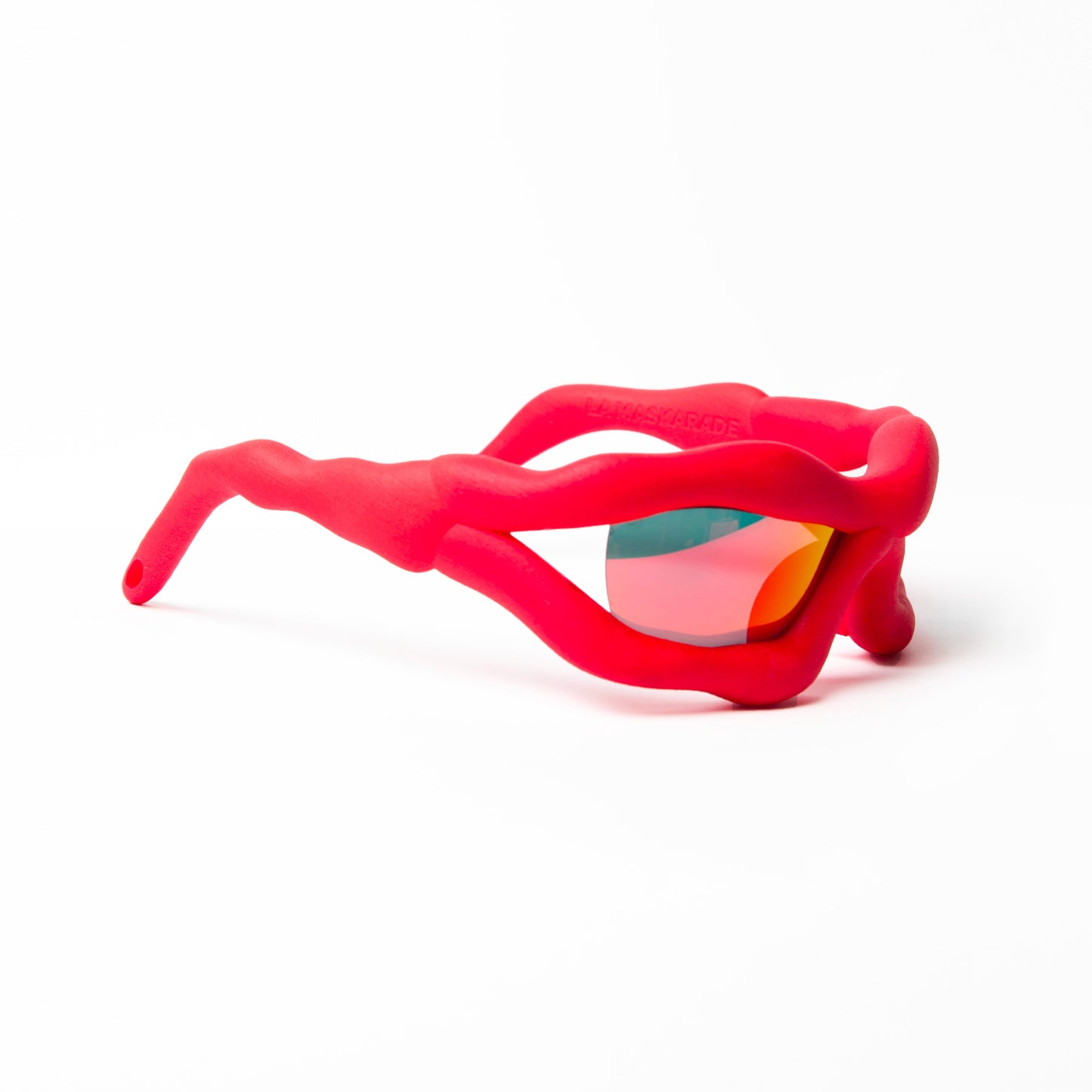 RED SUNGLASSES AT NIGHT